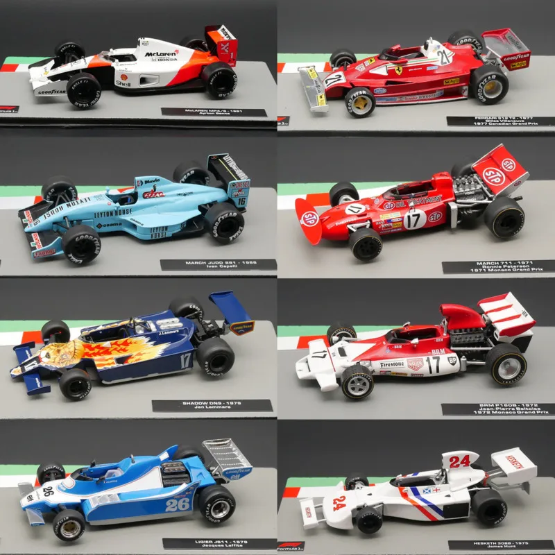 

ixo 1/43 F1 racing model toy car Ferrari 312 Shadow DN9 LIGIER JS11 alloy car model