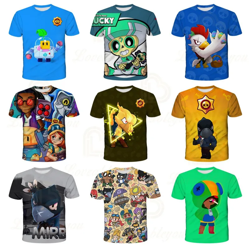 

Short Sleeve Tees Coat Browings Leon and Star,Crow 3d t shirts Fashion Boys Girls Kids T-shirt Teen Clothes
