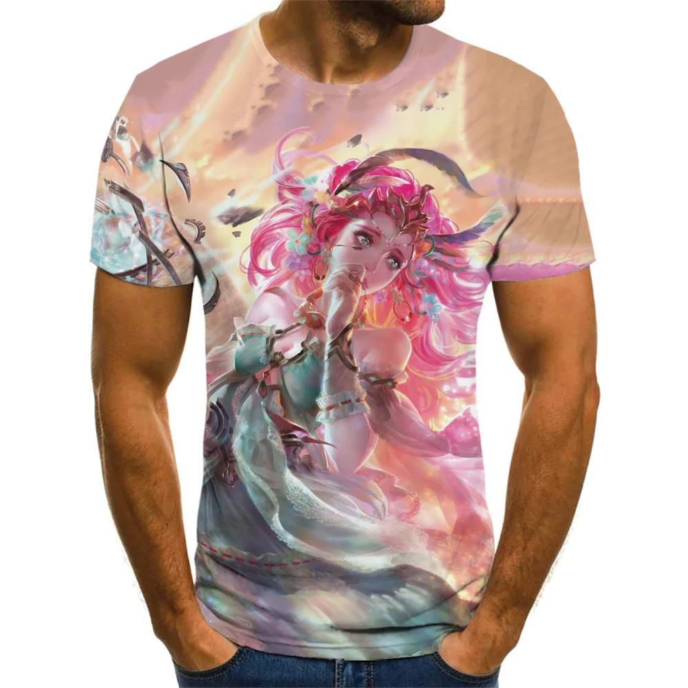 

Новинка 2022, мужские футболки, 3d Аниме Сейлор Мун, новинка, повседневные с коротким рукавом