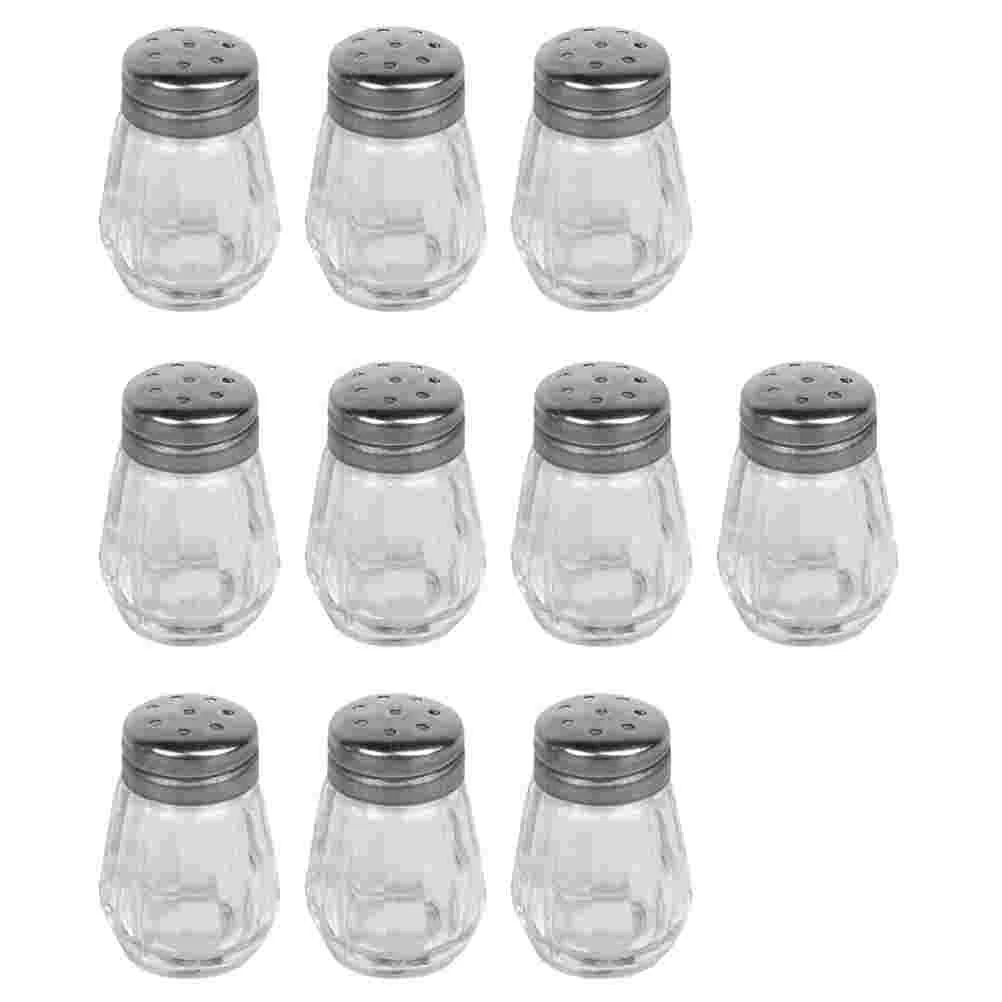 

Mini Salt Shakers Kitchen Glass Condiment Bottles Pepper Bottles BBQ Seasoning Containers Coffee Bean Storage Container