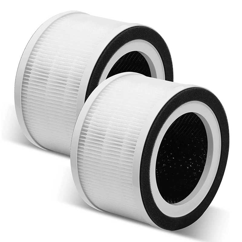 

2Pack Replacement True HEPA Filter Compatible For Afloia Fillo/Halo/Allo Air Purifier 3-Stage Filtration Accessories