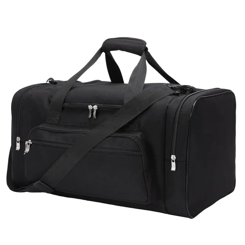 Sports Duffel Bag 24 inch for Travel Gym Black