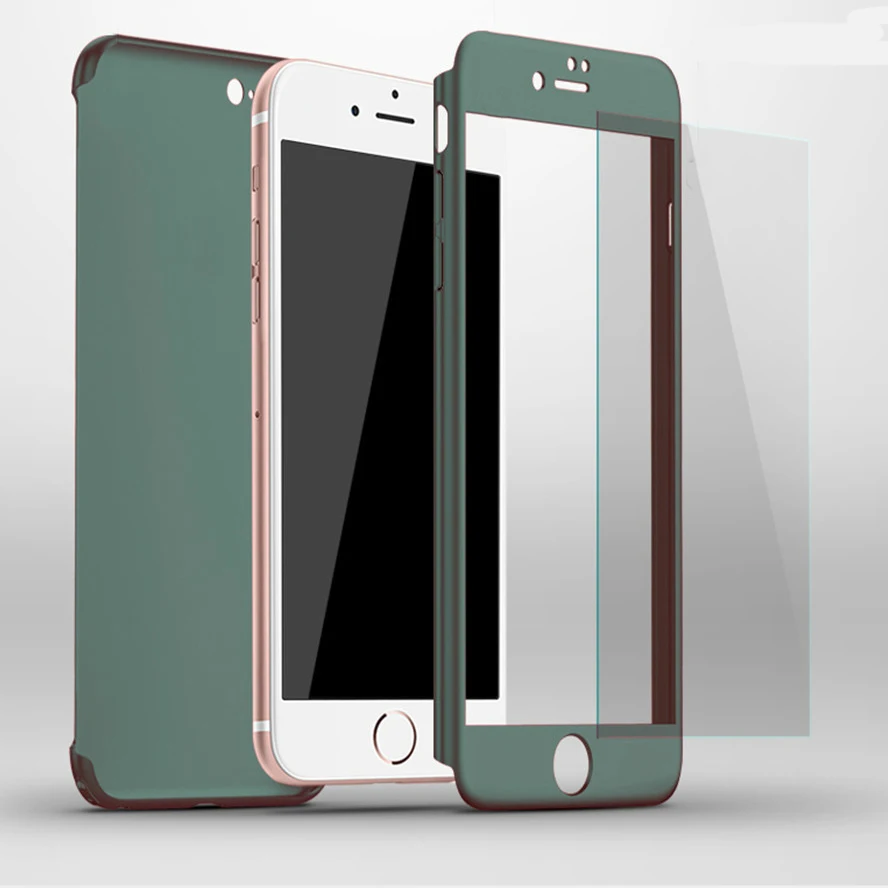 X3C Роскошный 360 полноразмерный чехол для iPhone 13 12 11 Pro Max XS X XR 6 6S 7 8 Plus 5 5S SE 2 SE3