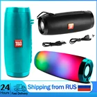 Стереодинамики TG157, портативная Bluetooth-Колонка со светодиодной подсветильник, водонепроницаемый сабвуфер, FM-радио, звуковая панель