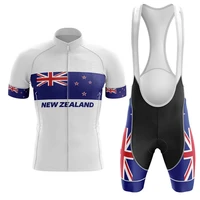 powerband new zealand national short sleeve cycling jersey summer cycling wear ropa ciclismobib shorts