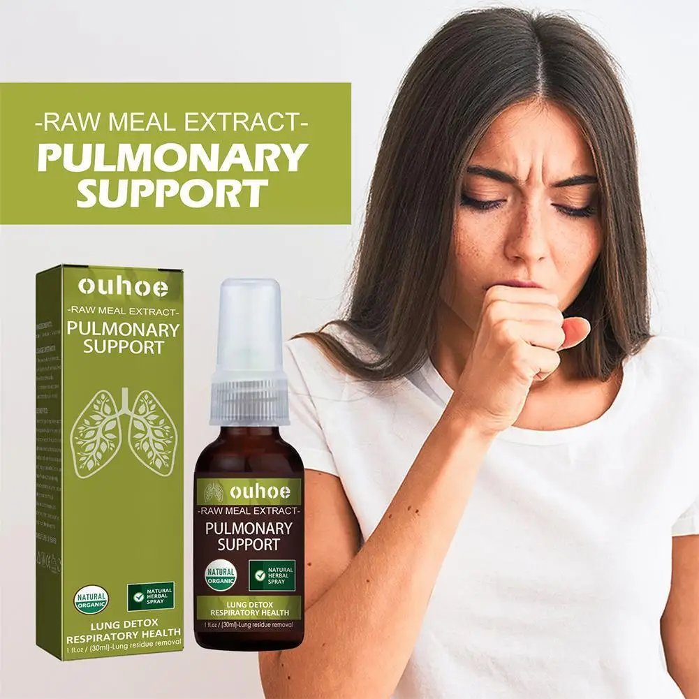 

Натуральный травяной спрей для поддержки легких и дыхания, экстракт дендробиума и мулелина-мощная поддержка легких, очистка и уход Y5W0