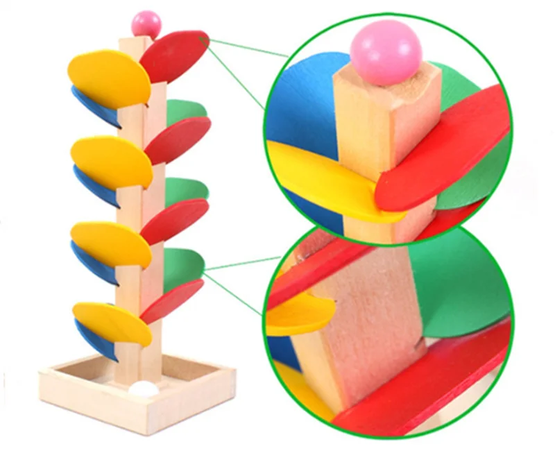 

Цветное дерево, мраморный шар, бег, трек, строительные блоки, детская деревянная игра, игрушки для детей, обучение, Обучающие DIY деревянные иг...
