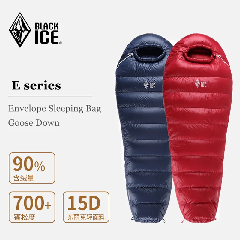 

Blackice G Goose Down Sleeping Bag Camping Single Mummy Splicing Ultralight Outdoor Backpacking Sleeping Bags Adult Hiking