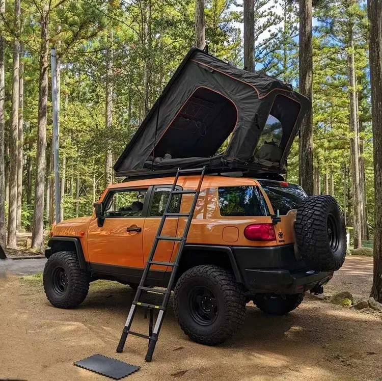 

Professional Camping Used Insulation Cotton Triangle Rack Roof Top Tent