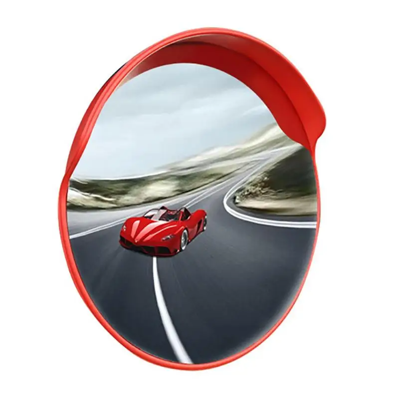 

Blindspot Convex Mirror Clear View Traffic Mirror Blindspot Mirrors Anti-Impact 17.7-inch Safety Mirror With Fixing Bracket