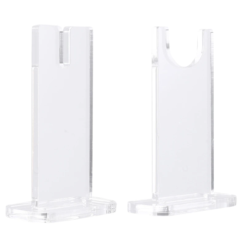 

2 Pcs Acrylic Knife Display Stand Fixed Blade Knife Collections Display Stand Holder For Single Knife Wide Display Stand