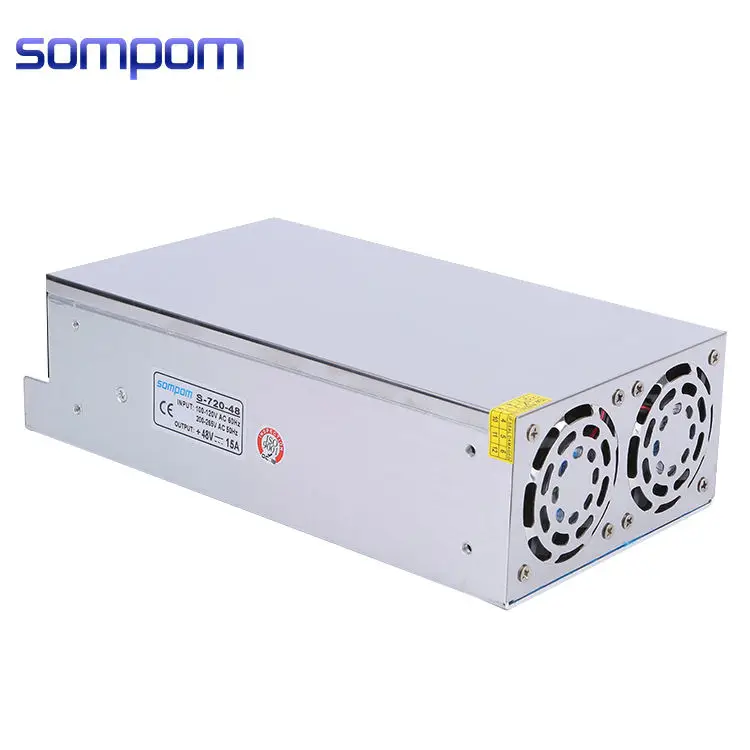 Импульсный источник питания со светодиодным индикатором на выходе 48 в 15 а