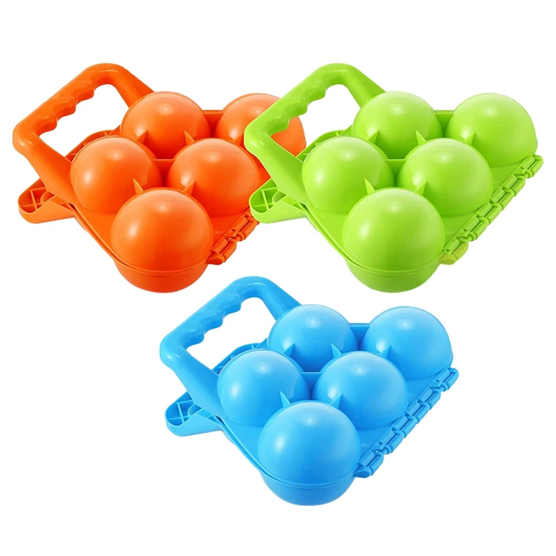 

3Pcs Snowball Maker 5 In 1 Snowball Maker Portable Snow Toys Snowball Fight Maker Winter Snowball Maker Tool With Handle