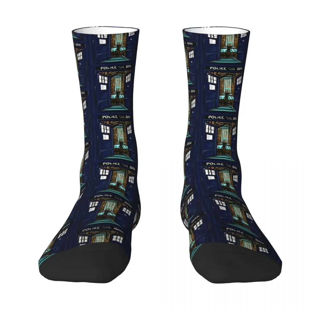 

Spaceship Interior Sock Socks Men Women Polyester Stockings Customizable Funny
