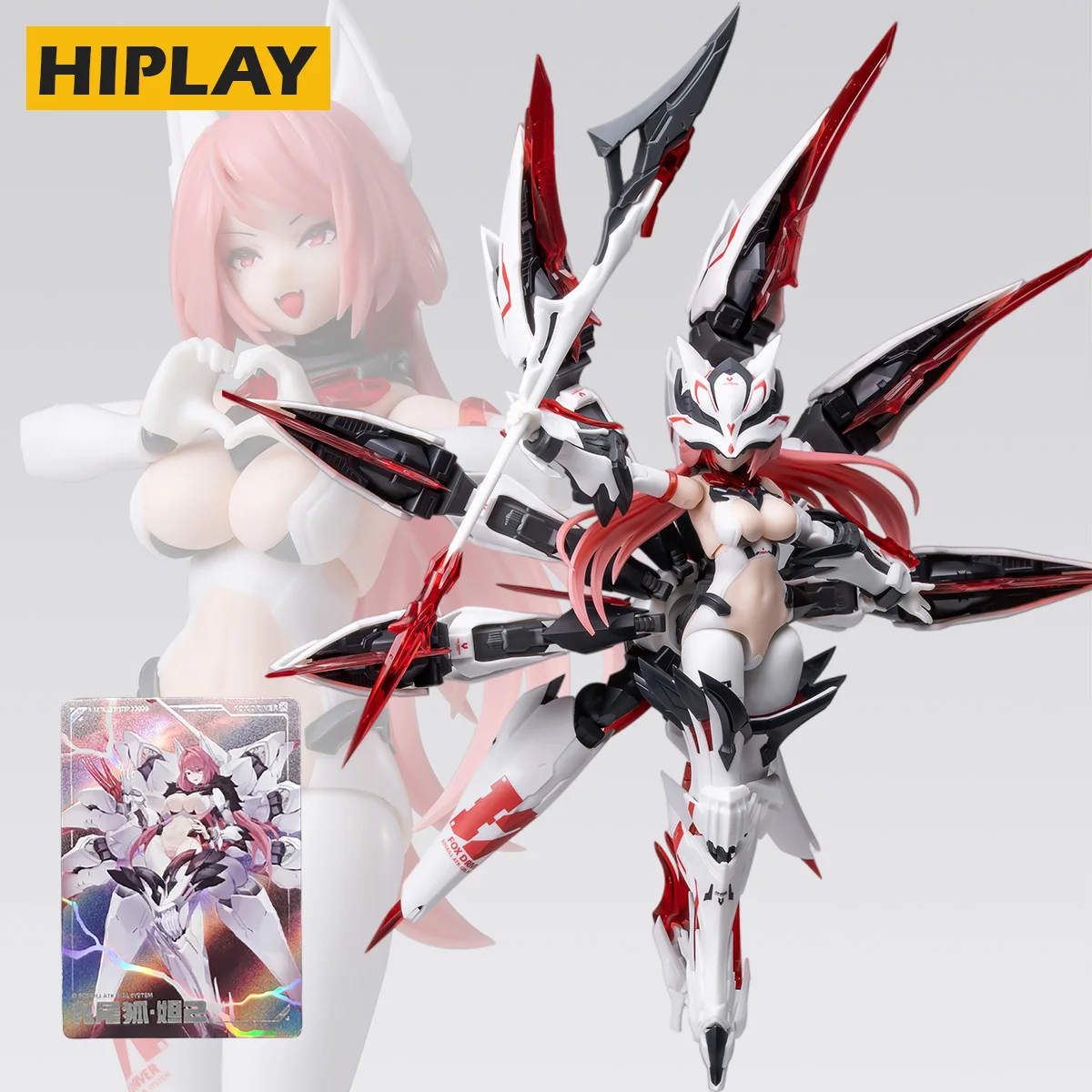 Фото HIPLAY E-Model x SOSKILL A.T.K. Набор для сборки модели девушки-лисицы Дай с девятью хвостами в масштабе 1/12 №1