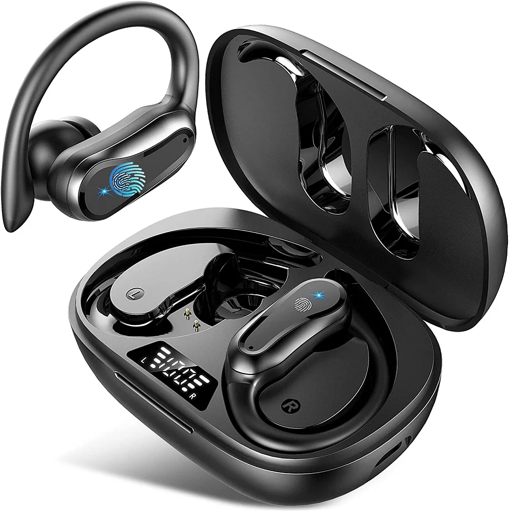 

2023 New Wireless Earbuds Bluetooth 5.3 Headphones 42Hrs Playtime Sports Earphones Earhooks Headset IPX7 Waterproof