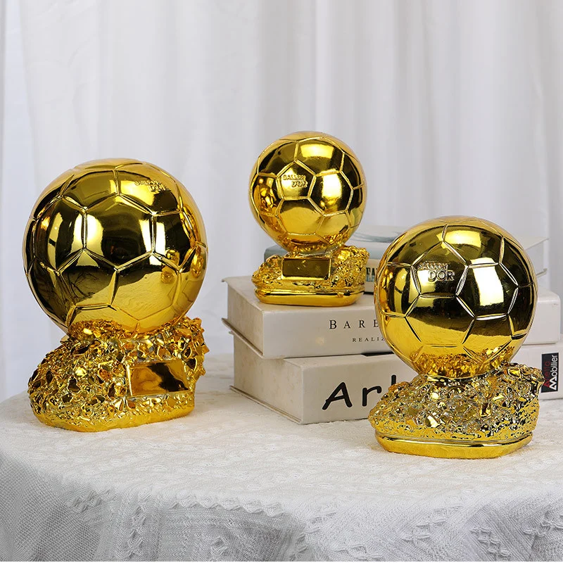 Copa del Mundo de fútbol europeo, Balón de Oro, trofeo, recuerdo, campeón esférico de fútbol, premio de competición, regalo para fanáticos
