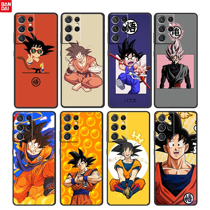 

Anime Dragon Ball Z Goku For Samsung Galaxy S22 S21 S20 Ultra Plus Pro S10 S9 S8 S7 4G 5G Soft Black Phone Case Funda Coque Capa