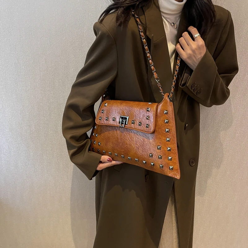 Мотобайкерская сумка через плечо новинка 2024