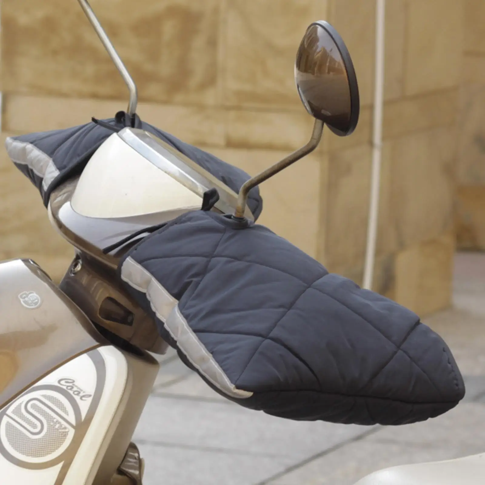 

1Pair Motorcycle Handlebar Muffs Protective Motorcycle Gloves Scooter Thick Warmer Winter Bar Handle Grip Rainproof Muff Wa T7E2