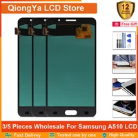 wholesale 5 2 a510 amoled lcd for samsung galaxy a5 2016 a510 a510f a510m a510fd lcd display touch screen digitizer assembly