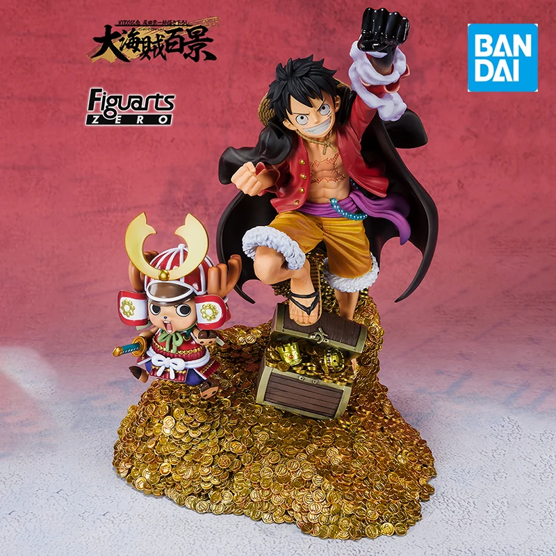 

Фигурка BANDAI Arts фигуро Luffy Wt100 из одного элемента в память о сто видах героев мультфильма «Великие Пираты», оригинальная модель аниме