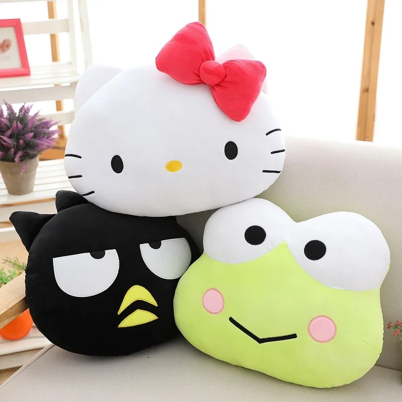 

Sanrio Soft Cute Cartoon Plush Pillow My Melody Pompom Purin Kawaii Pillow Warm Hand Cover Plush Toy Cushion Nap Pillow