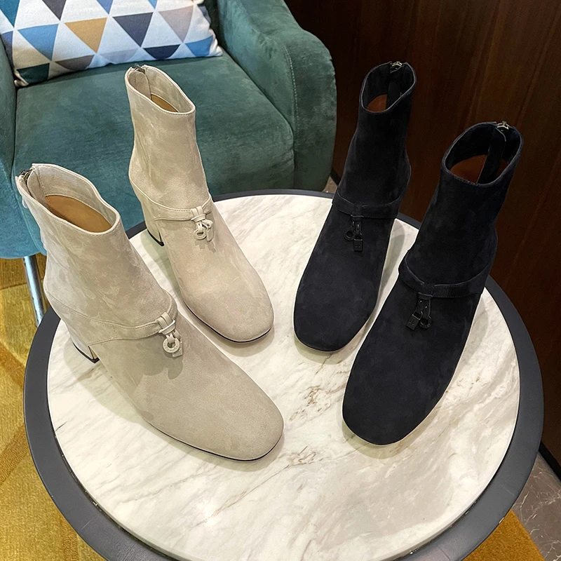

Winter Classic Suede Leather Master Quality Casual Versatile High Top LP Short Boot