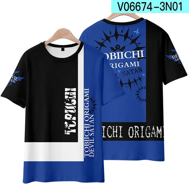 Футболка мужская с 3D-принтом кошки Токисаки Куруми