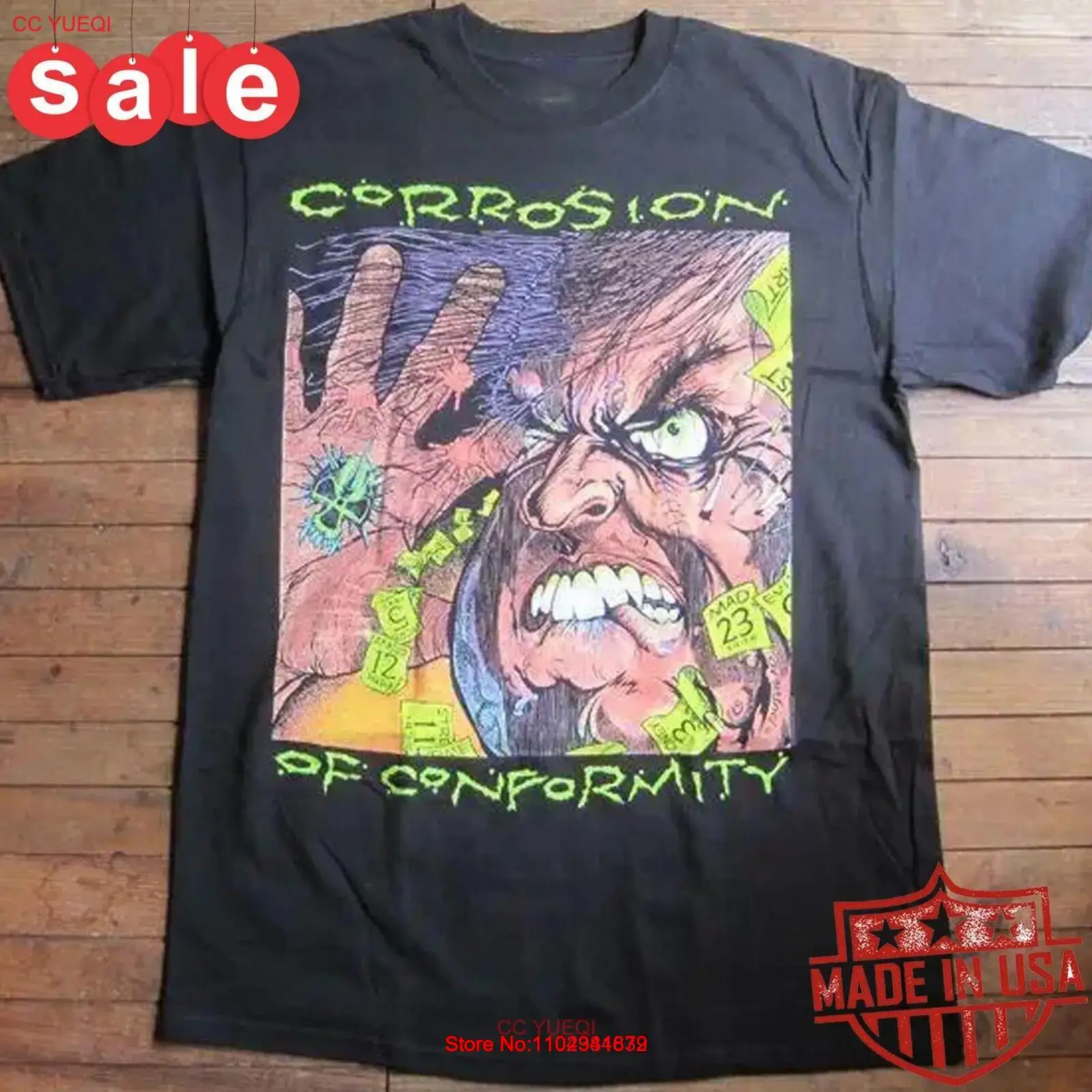 Новая рубашка Corrosion Of Conformity 1991 подарок для фанатов унисекс S-5XL 1LU1433