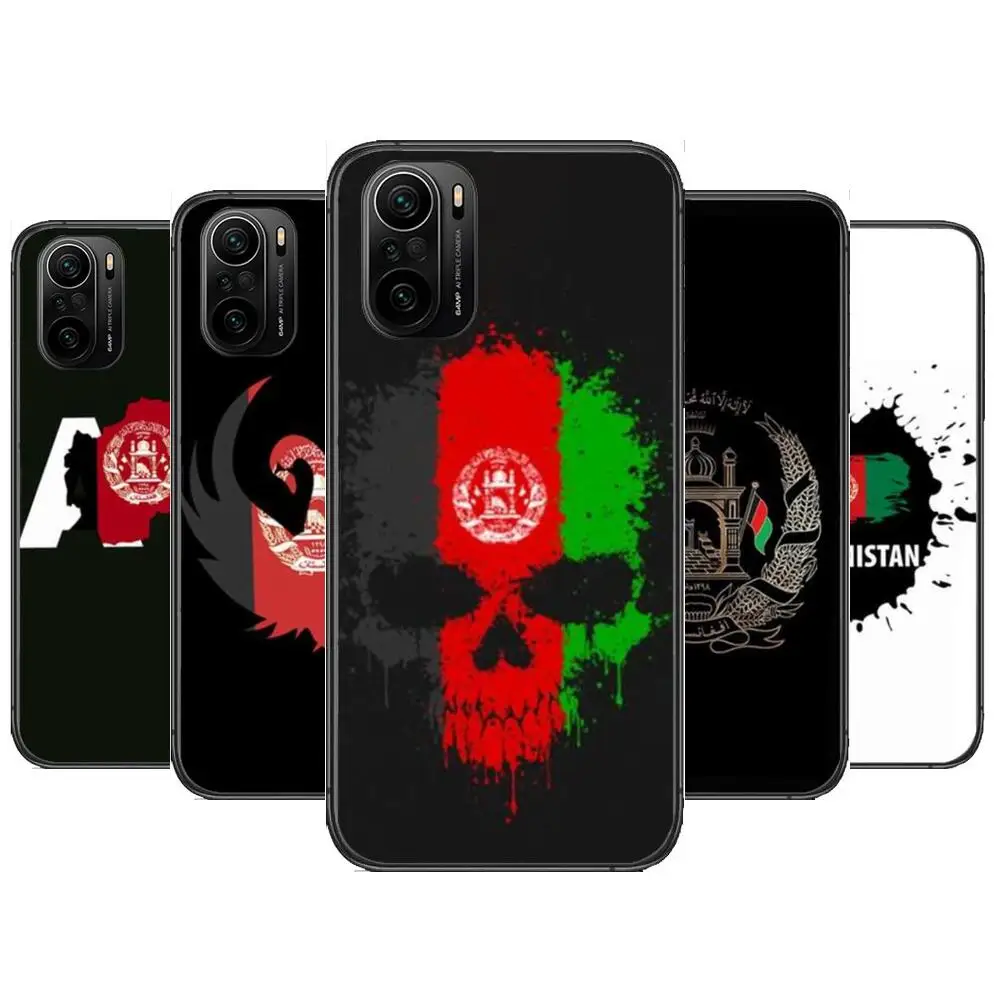 

Afghan Afghanistan Flag Phone Case For xiaomi redmi POCO F1 F2 F3 X3 Pro M3 9C 10T Lite NFC Black Cover Silicone Back Prett mi 1