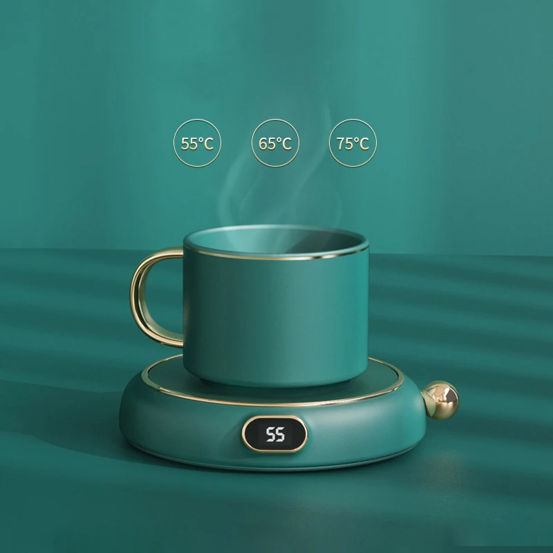 

5V Cup Heater Coffee Mug Warmer 3 Gear Smart Thermostatic Heating Pad Heating Coaster Hot Plate For Milk Tea Coffee Cup Warmer