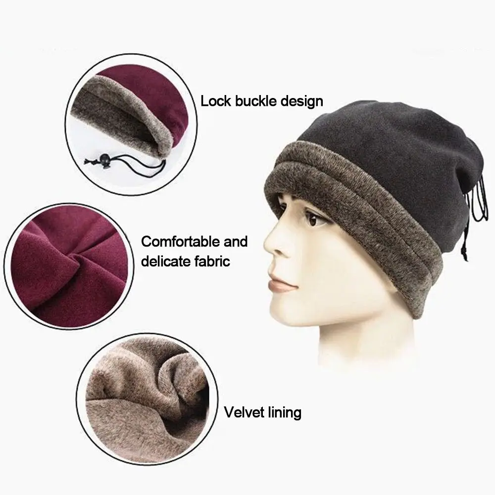 Зимняя спортивная бандана для бега бархатная термозащитная шеи походов езды на