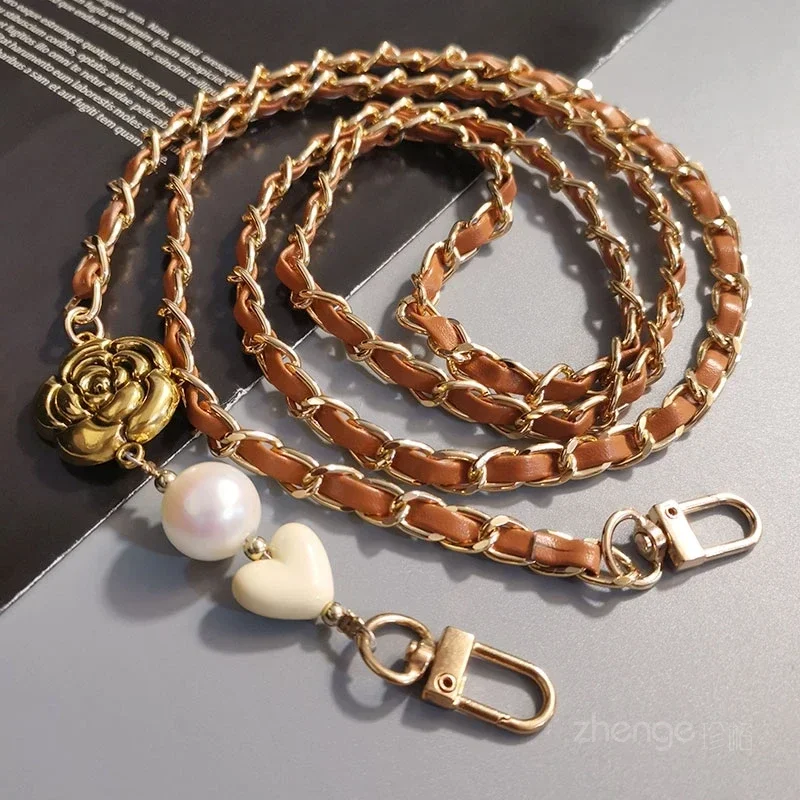 Женский ремень с металлической цепочкой ремешок на шею без шеи