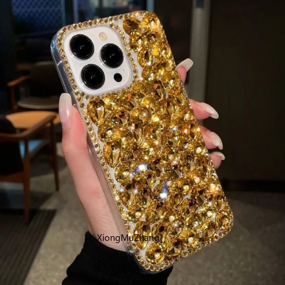 Роскошный Шикарный чехол с бриллиантами для Redmi 9 9A 9C Стразы 10 10A 10C 10X 11A 11Prime 12 12C 12R