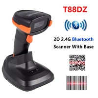 barcode wireless scanner 1d 2d handhel portable mini wired wireless usb bluetooth qr bar code reader for supermarket warehouse