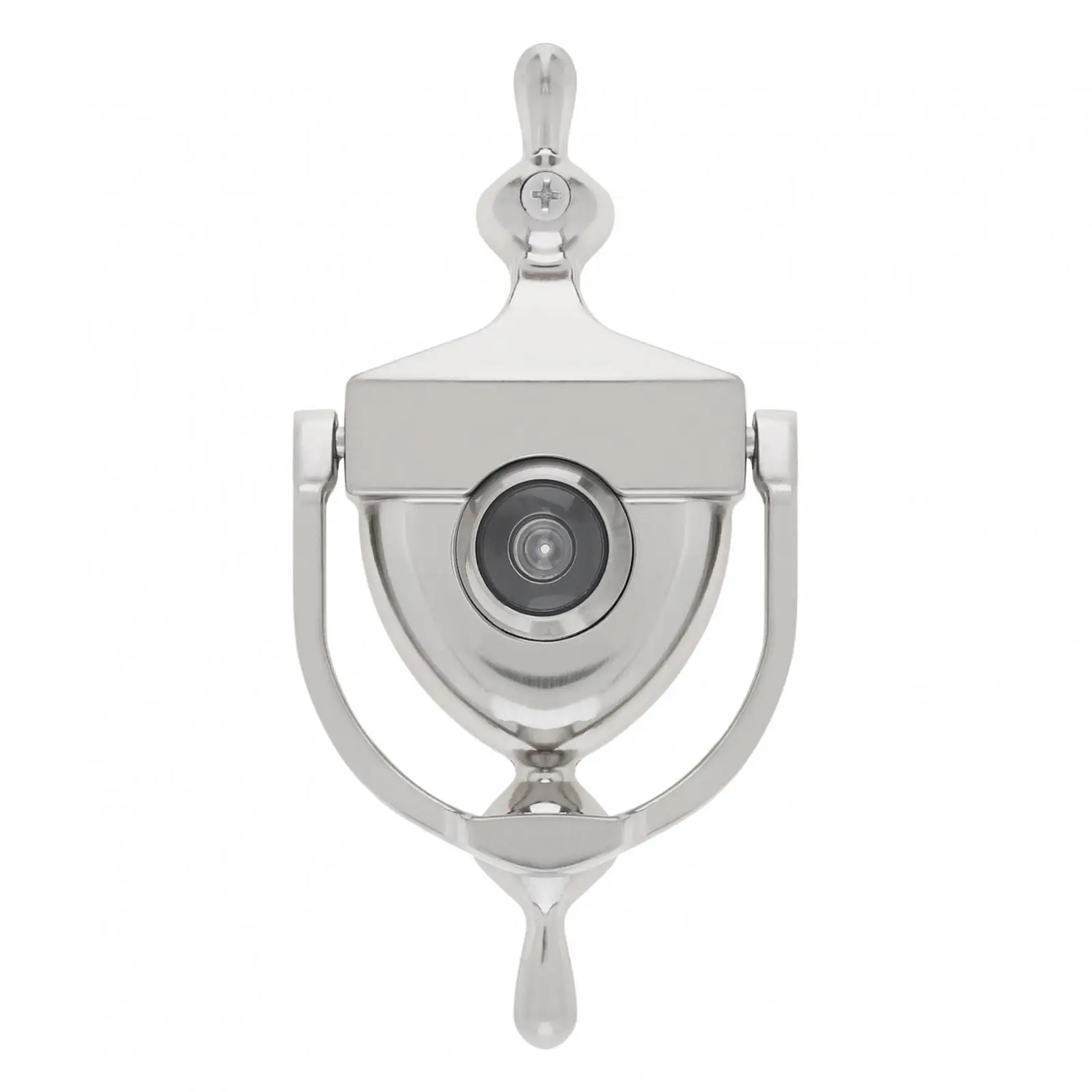 6-дюймовый дверной молоток из цинкового сплава, защитная дверная ручка с открытыми отверстиями для деревянных/стальных дверей