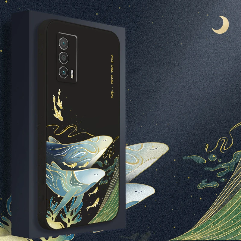 

Чехол NOHON для VIVO X21 X23 X27 X30 X50 X60 70 Y15S Y17 Y19 Y20 Y21 Y50 Y51 Y70S Y85 Y91 Y93 Y97, Модный чехол в китайском стиле