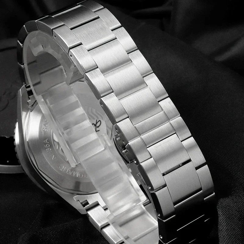 Cronos L6015 Дайверские часы для мужчин C3 Светящиеся выпуклые гвозди Автоматический