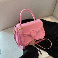summer short handle small tote handbags for women new 2022 trend triple compartments candy color ladies shoulder crossbody bags