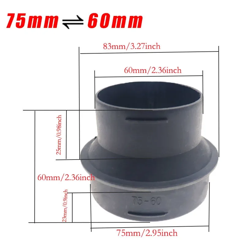 

42/60/75/90 мм автомобильного обогревателя воздуховоды Редуктор шланг трубки разъем для Eberspacher или Webasto нагреватель воздуховодная труба соединительные фитинги, трубка Соединительная муфта