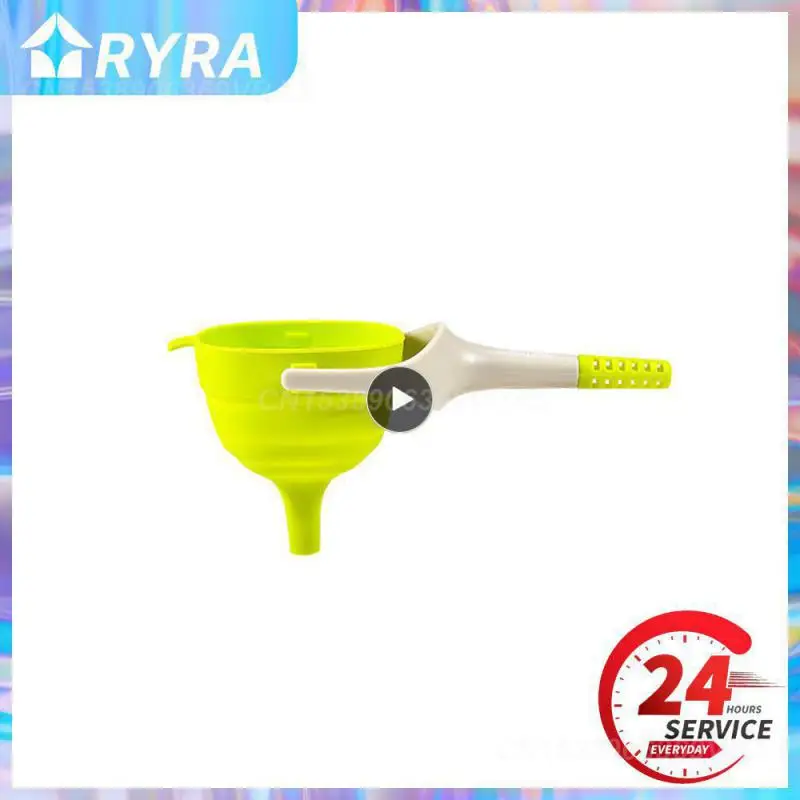 

Кухонная воронка, Прочная Складная воронка, легко моющаяся Воронка для масла, силиконовая воронка для жидкости, переводная воронка для жидкости