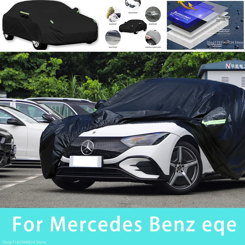 

For Mercedes Benz eqe Outdoor Protection Full Car Covers Snow Cover Sunshade Waterproof Dustproof Exterior Car accessories