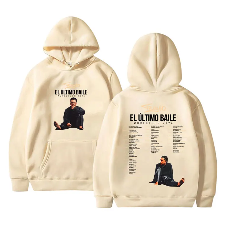 Rapper Trueno El Ultimo Balie World Tour 2024 Hoodie Men's Fashion Hooded Tracksuit Men Women Hip Hop Oversized Pullover Hoodies
