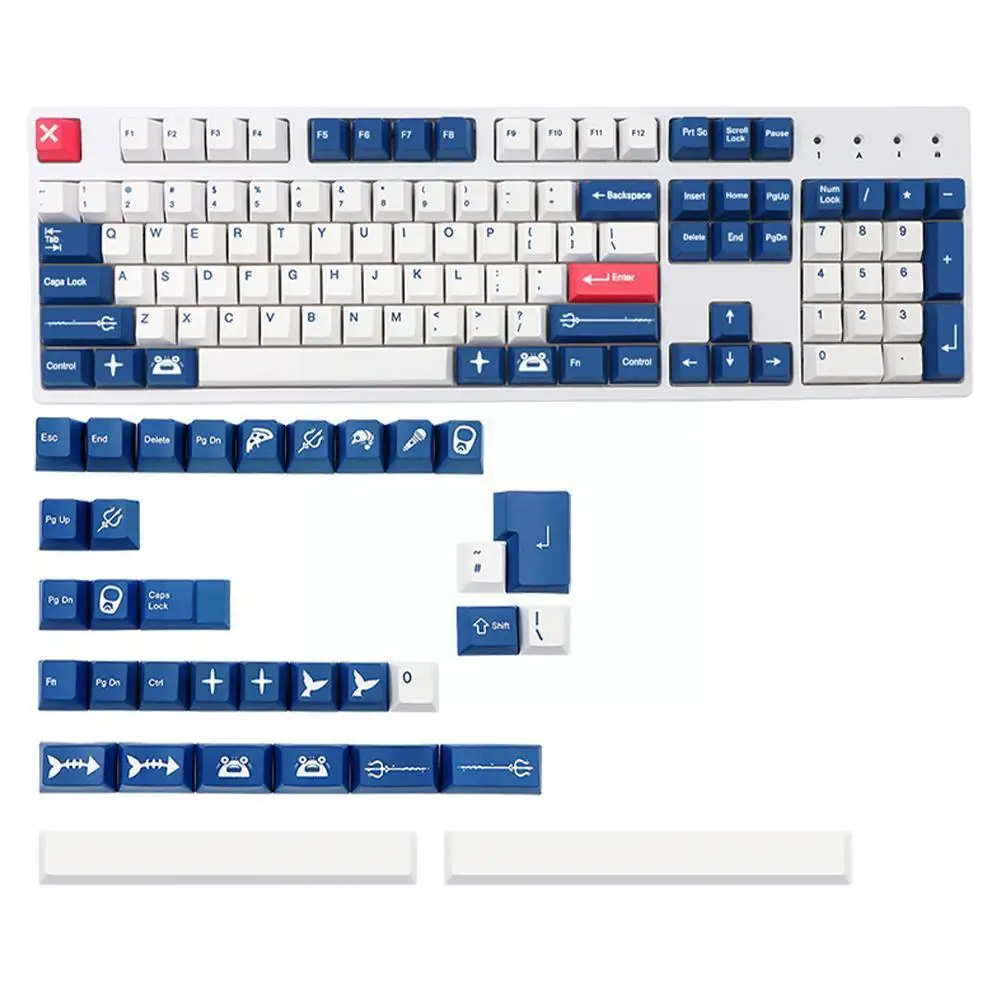 

137s Gmk Pbt Profile Mechanical Board For Strafe K65 K68 K70 G710+ And 7u Space T1o5