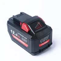 new 18v 12ah high capacity lithium ion battery akku for milwaukee m18 18v power tools drills drivers hammers for m18 48 11 1812