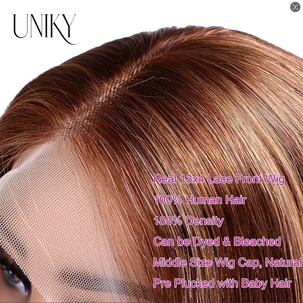 Короткий парик с эффектом омбре человеческие волосы 13x 4 фронтальные парики на