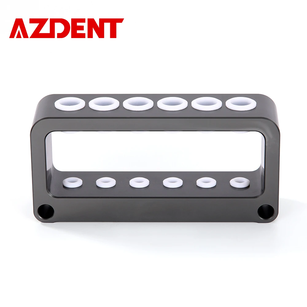

AZDENT Dental Laboratory Implant Screwdriver Autoclavable Holder Box 6 Hole Dentistry Instrument Accessories Tool