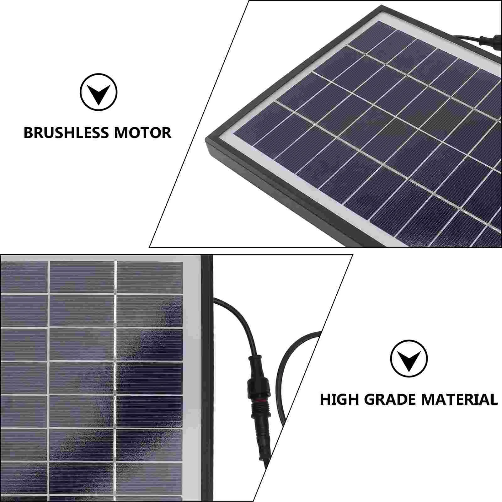

12V 5W Solar Garden Fountain Solar Garden Fountains Waterfalls Solar Power Bird Bath Fountain Water Pump Floating Fountain Pump