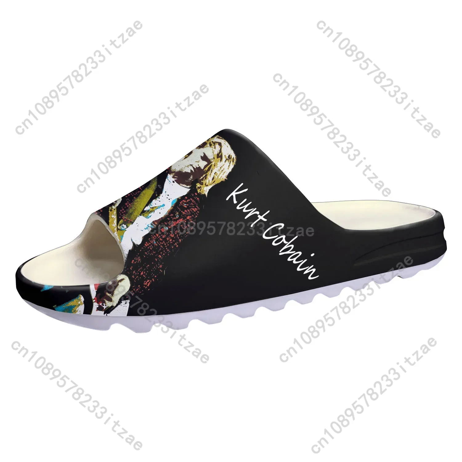 Kurt Cobain Тапочки на мягкой подошве Высококачественные домашние сабо